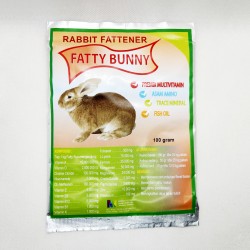 Fatty Bunny 100 Gram Original - Penggemuk Kelinci Rabbit Fattener