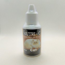 Nutri C 30 ml Original - Obat Penumbuh Bulu Anjing Kucing Hamster