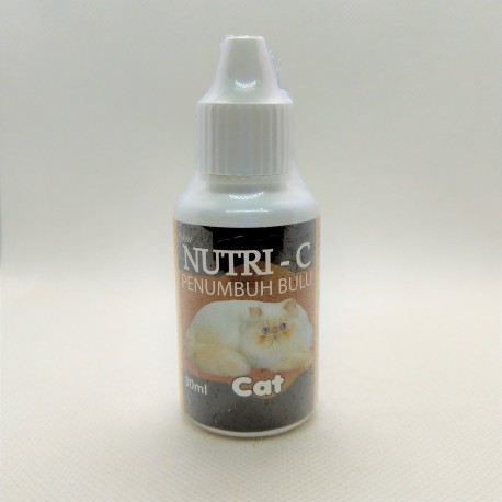 Nutri C 30 ml Original - Obat Penumbuh Bulu Anjing Kucing Hamster