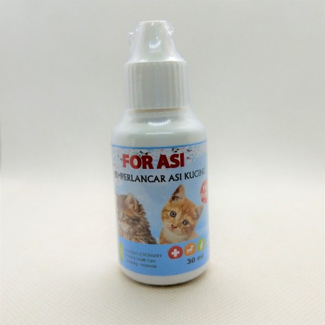 For Asi 30 ml Original - Nutrisi Memperlancar Air Susu Kucing Cat Kitten