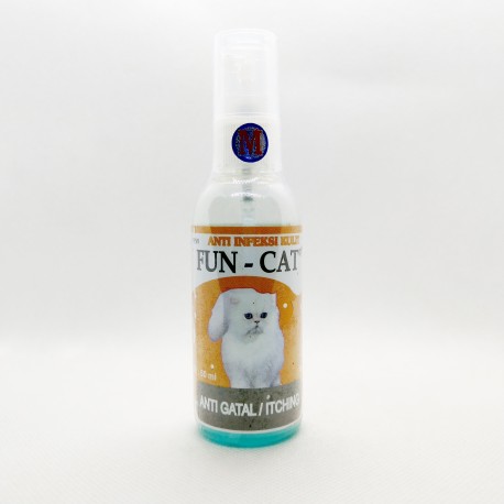 Fun Cat Dog Rabbit 60 ml Original - Anti Infeksi Jamur Obat Anti Gatal Kucing dan Anjing Kelinci